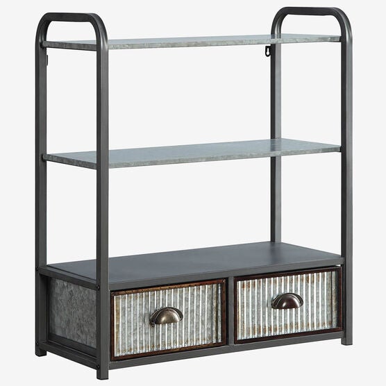 Intek Wall Cabinet with Two Drawers, MULTI, hi-res image number null