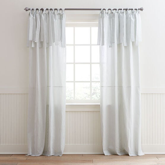 Clara Panels, MISTY BLUE STRIPE Clara Panels, MISTY BLUE STRIPE
