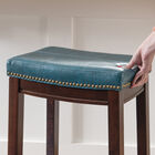 Claridge Faux Leather Upholsterd Seat Bar Stool, , alternate image number null