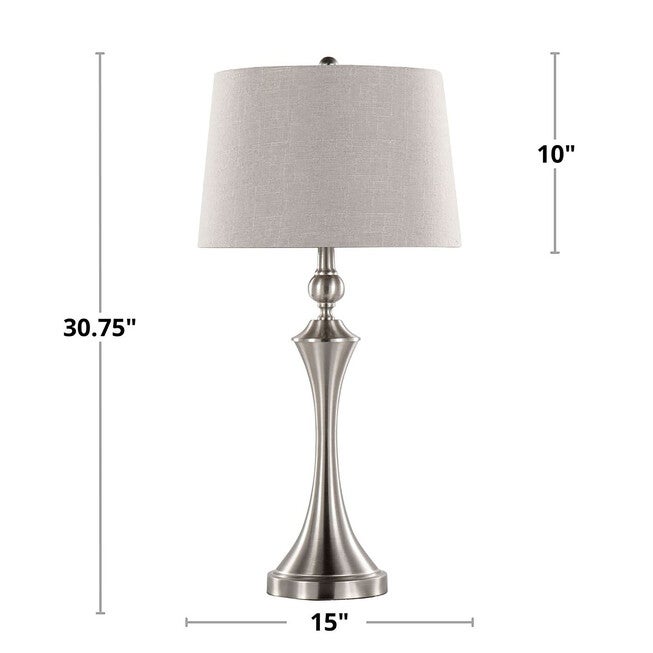 Flint 30.75 inches Metal Table Lamp With Usb - Set Of 2, , alternate image number 8