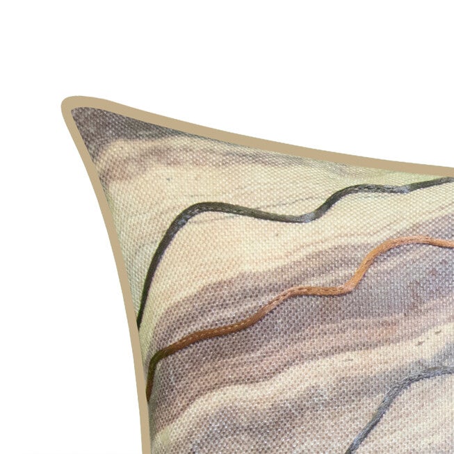 Edie@Home Corded Marble Lumbar Decorative Pillow Dec Pillow, , alternate image number null