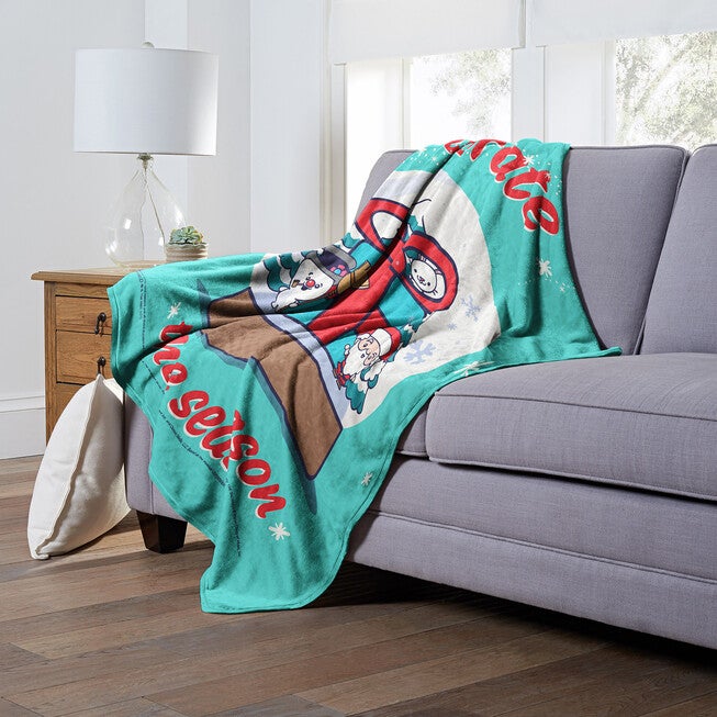 Frosty The Snowman Tis The Season Silk Touch Throw Blanket, , alternate image number null