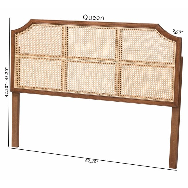 Hermine Headboard, WALNUT BROWN, alternate image number null