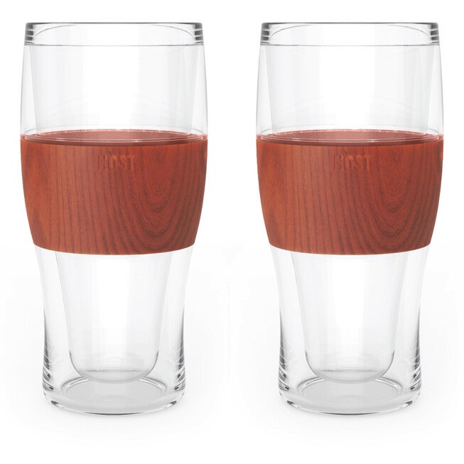 Beer Freeze Cooling Cups (Set Of 2) In Wood By, , alternate image number 7