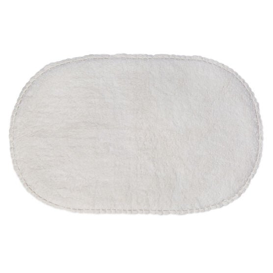 Medium Cotton Crochet Bath Rug, Medium Cotton Crochet Bath Rug,