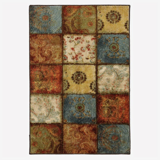 Non-Skid Printed Loop 30" x 46" Scatter Mat, MULTI, hi-res image number null