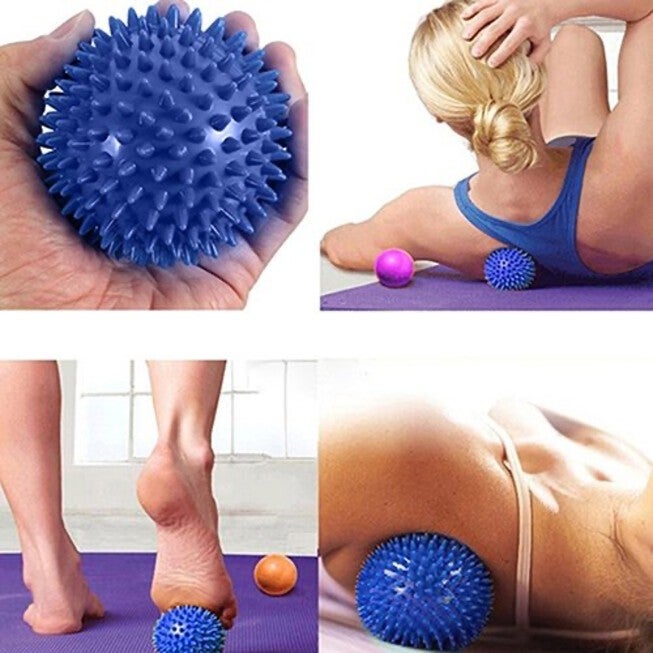 Feet And Body Hard Spiky Manual Massage Balls ( Set Of 2 ), , alternate image number null