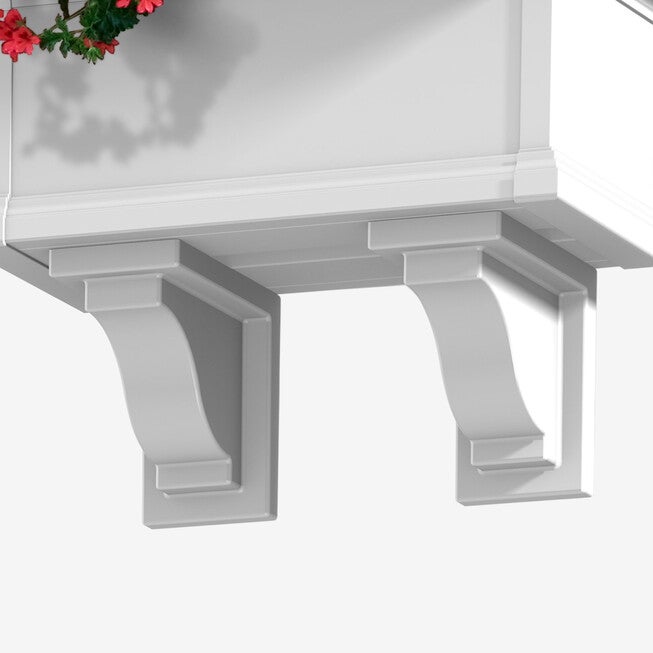 Yorkshire Decorative Brackets 2-Pack, WHITE, hi-res image number null