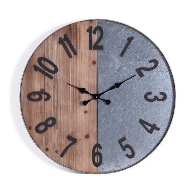 Gallen Industrial Wall Clock, , on-hover image number 1
