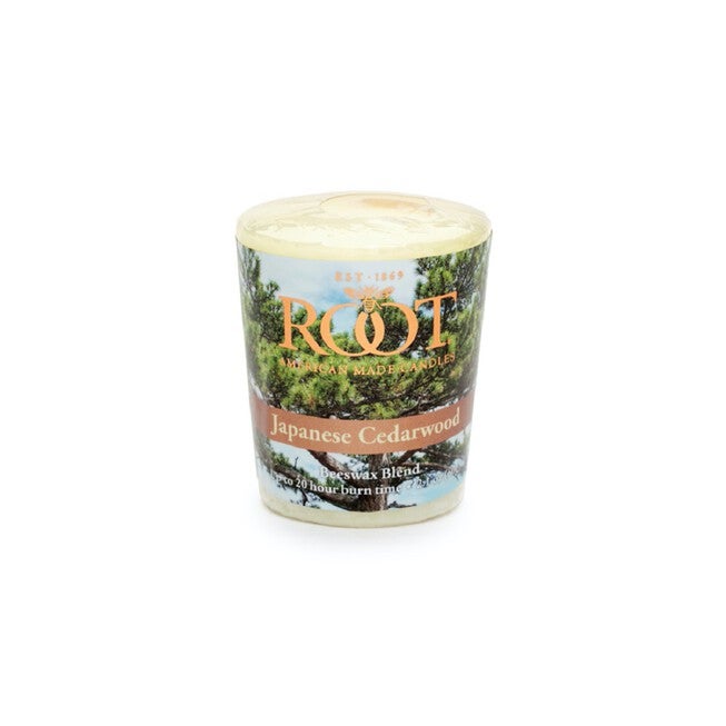 Japanese Cedarwood Scented Votive Candle, Set 3, , on-hover image number null