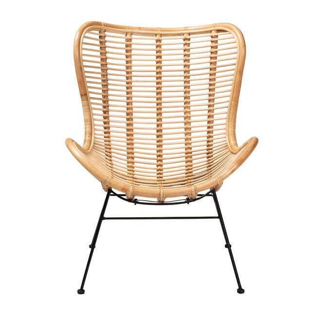 Colorado Modern Bohemian Rattan Accent Chair, , on-hover image number null