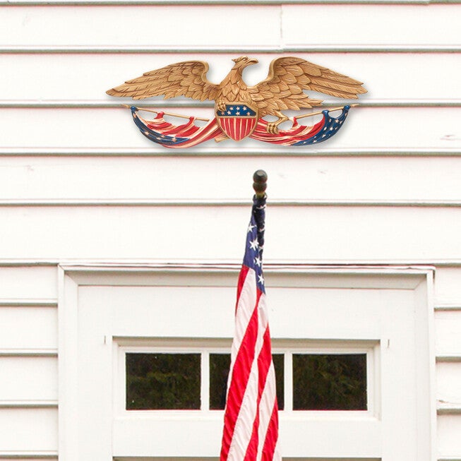 24 inches Patriotic Wall Eagle, MULTI, hi-res image number 0
