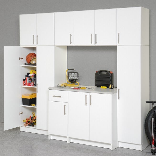 Elite 32 inches Storage Cabinet, White, , alternate image number null