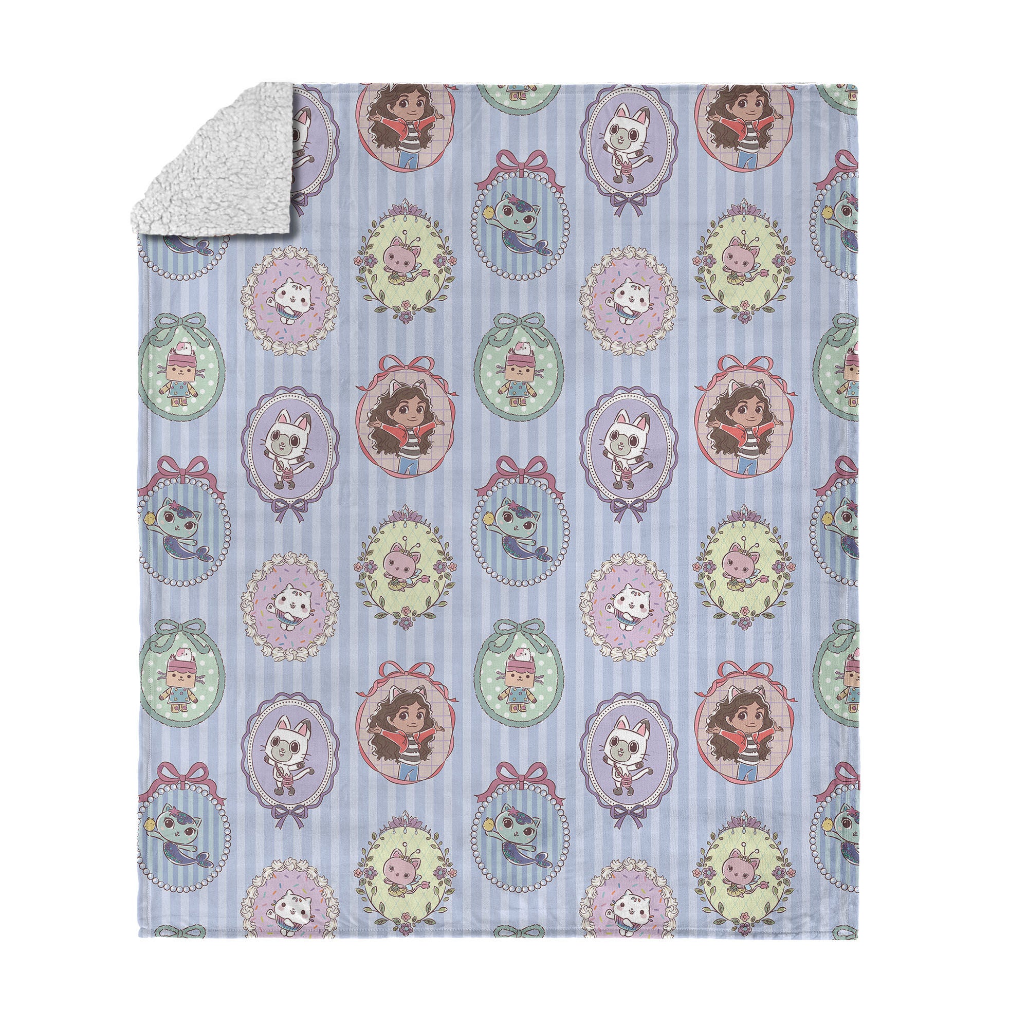 Gonzaga Bulldogs NCAA Bevel Silk Touch Sherpa Throw Blanket 50x60 inches, PORTRAIT WALL, hi-res image number 0