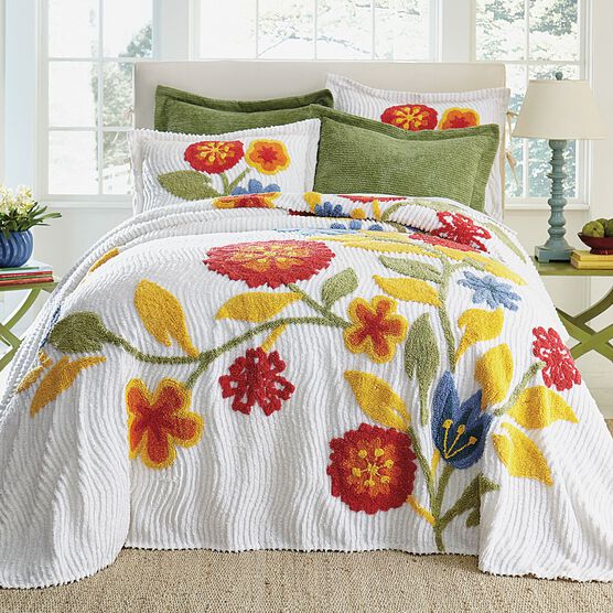 Bloom Chenille Bedspread, Bloom Chenille Bedspread,