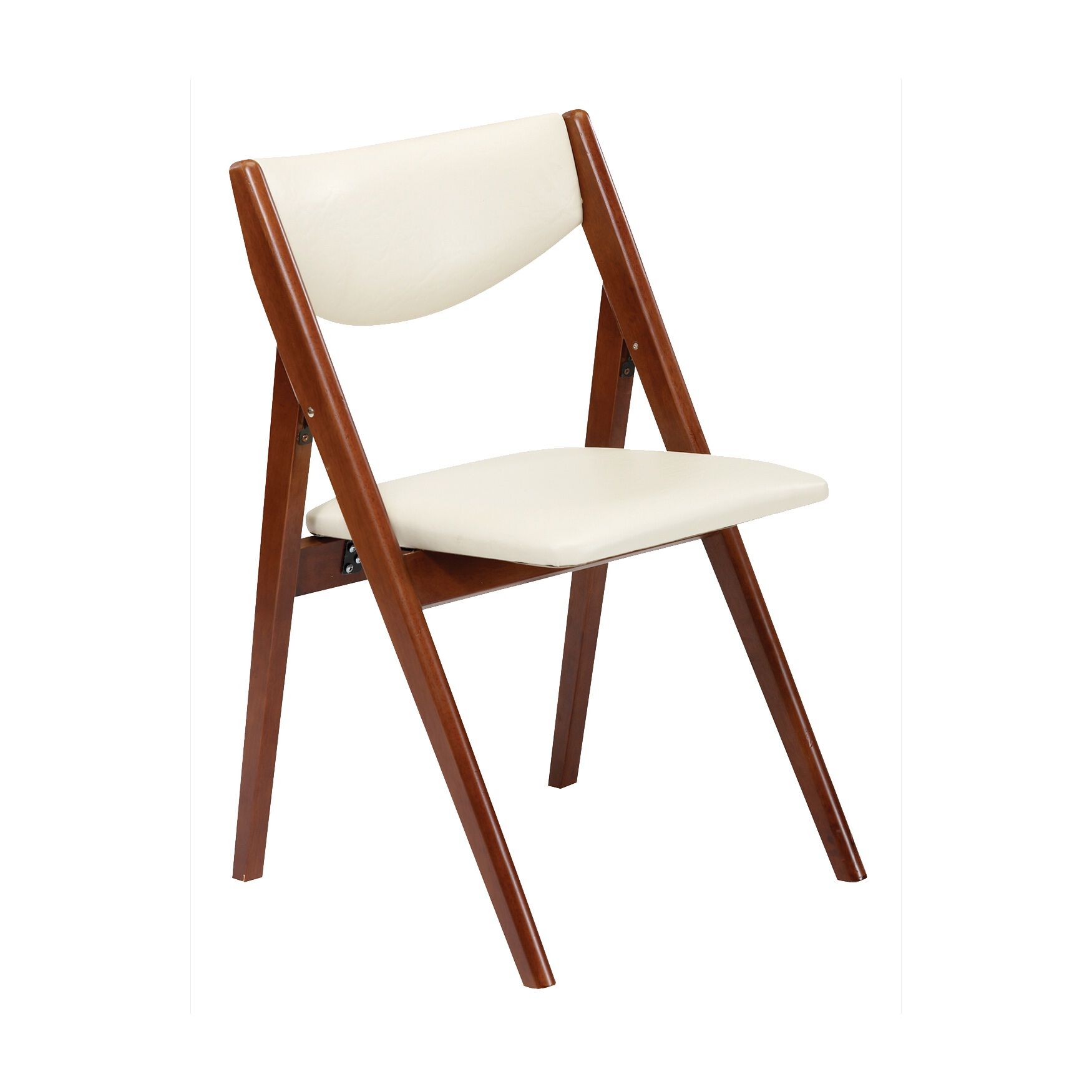 Comfort Wood Folding Chairs, Set Of 2
