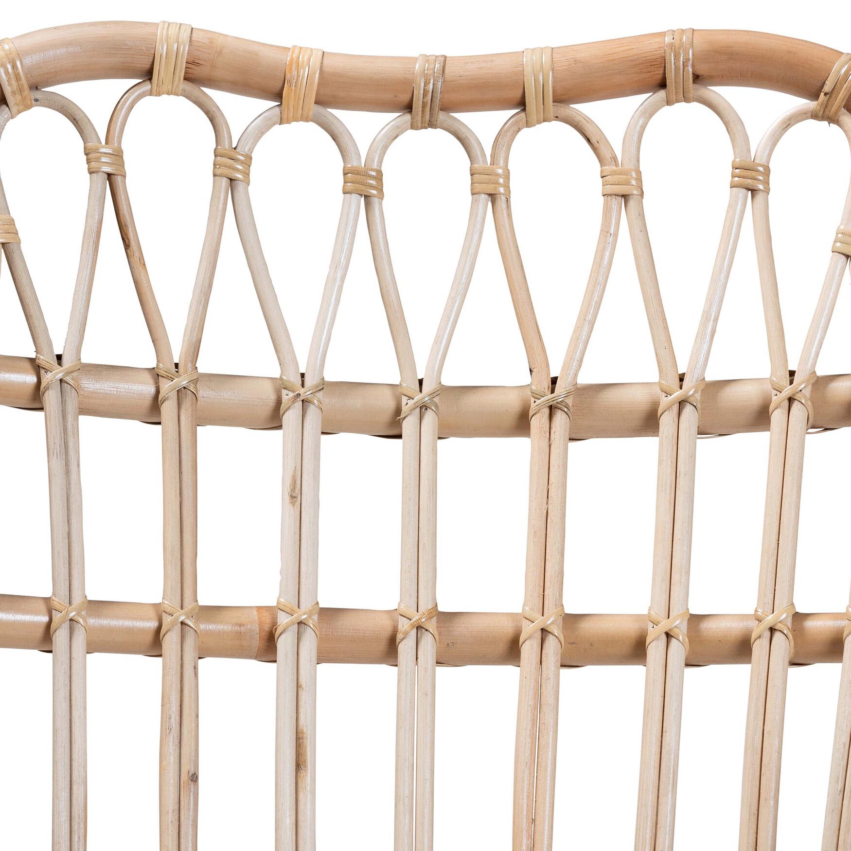 Bajo Modern Bohemian Natural Brown Rattan Arm Chair, , alternate image number 6