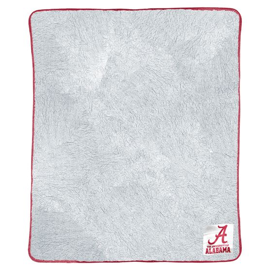 Alabama Patch Two Tone Sherpa Throw, MULTI, hi-res image number null