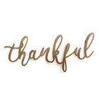 Bronze "thankful" Script Wall Decor, BRONZE, hi-res image number null