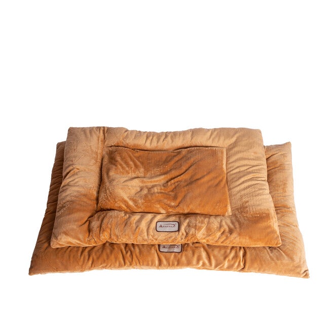Pet Bed Mat, Dog Crate Soft Pad With Poly Fill Cushion, Medium Earth Brown, , alternate image number 5