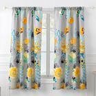 Watercolor Dream Curtain Panel Set, GRAY, hi-res image number null