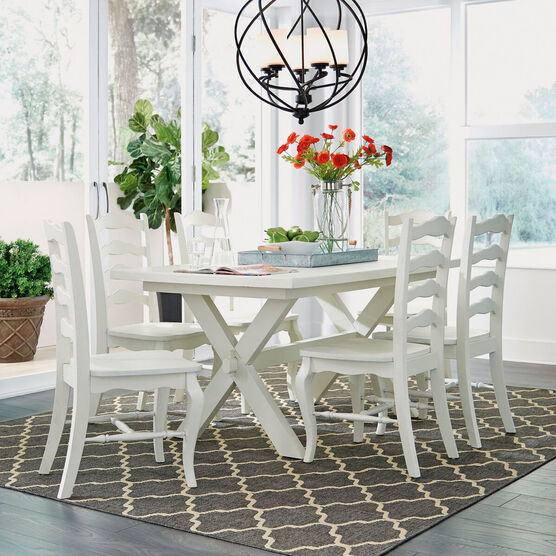 Seaside Lodge Dining Table, WHITE, hi-res image number null