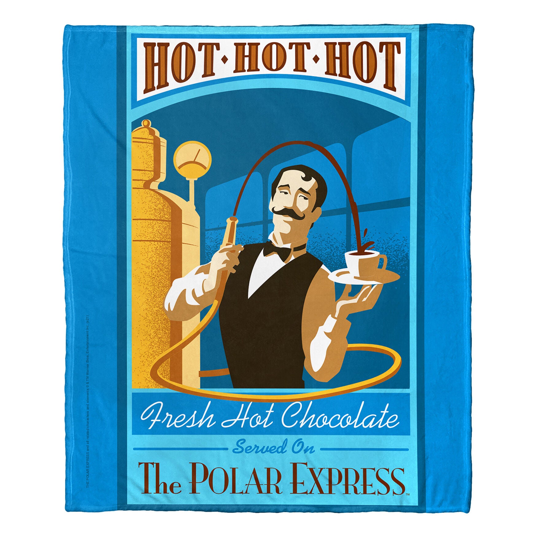 Wb Polar Express Hot Hot Hot! Silk Touch Throw Blanket, , on-hover image number 1