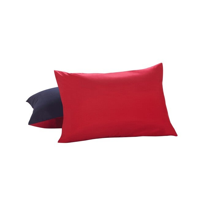 Lux Hotel Reversible Standard/Queen Pillow Sham 2-Pack, MEDIUM RED, hi-res image number 0