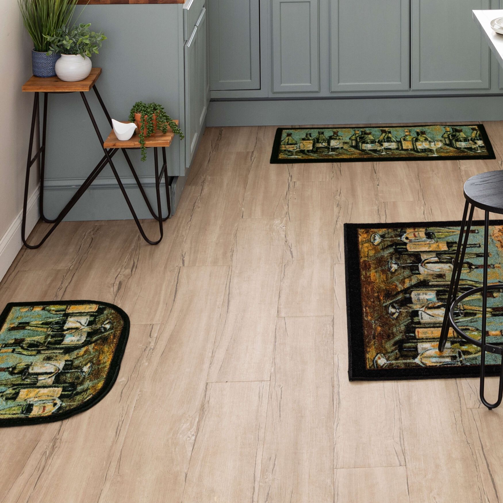 Wine Pairs Multi Kitchen Rug, , alternate image number 8