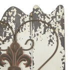 Set Of 2 White Wood Rustic Wall Décor, , alternate image number null
