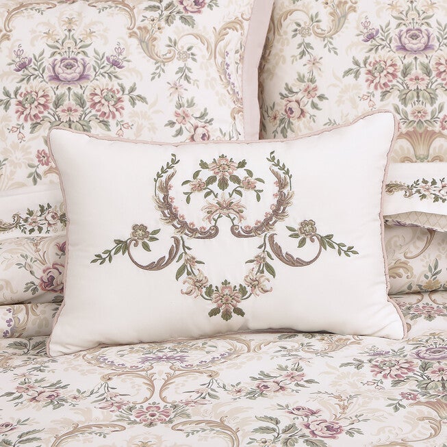Avant Garden Boudoir Decorative Throw Pillow, BLUSH, alternate image number null