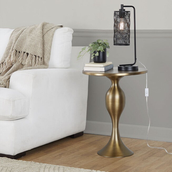 Gwen 18 inches Metal Task Lamp - Set Of 2, , alternate image number 7