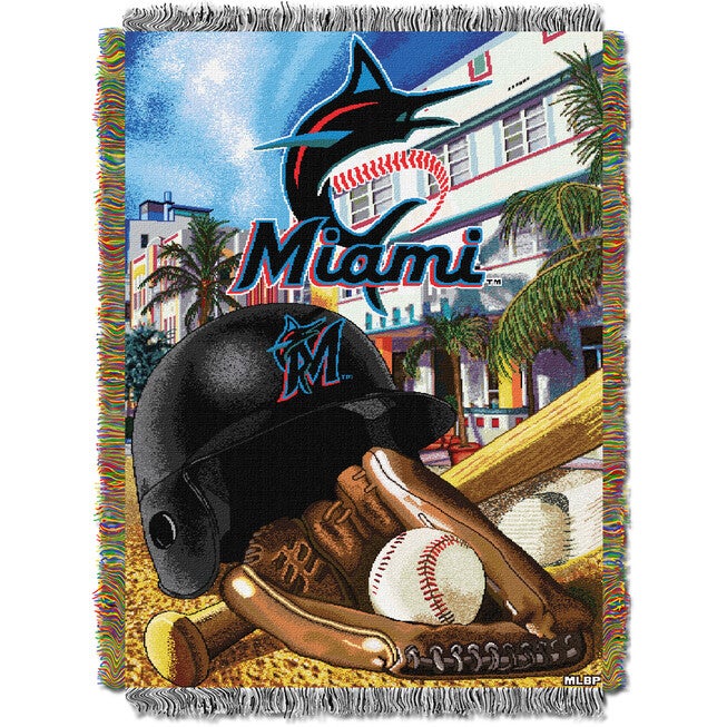 Marlins HomeField Advantage Throw, MULTI, hi-res image number 0