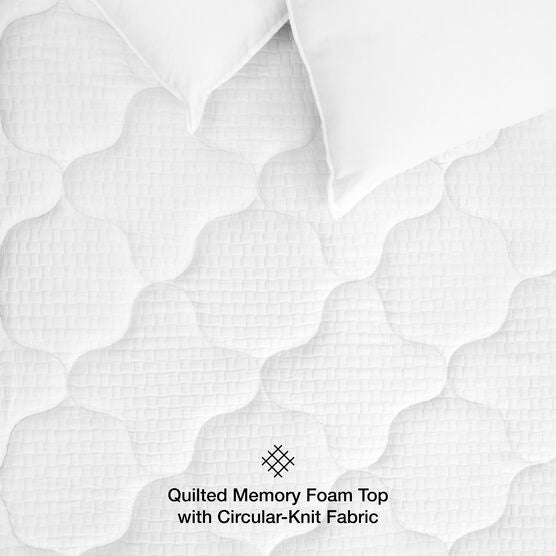 SensorPEDIC Euro Majestic 3-Inch Quilted Memory Foam Mattress Topper, , alternate image number null