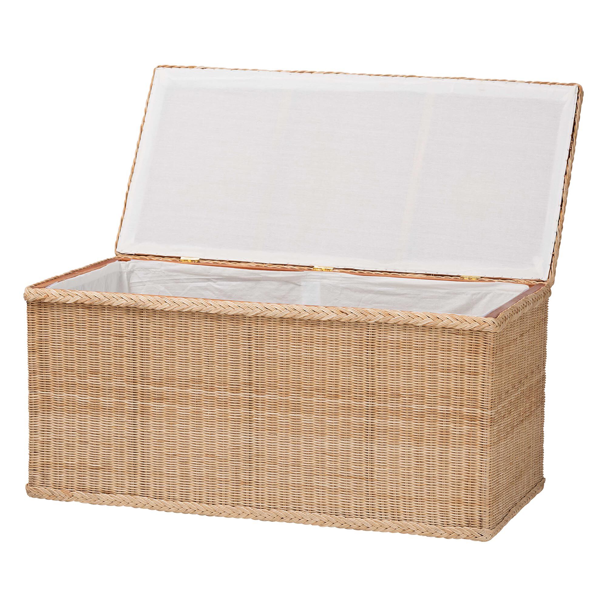 Caden Braided Natural Rattan Chest, NATURAL RATTAN, alternate image number 2