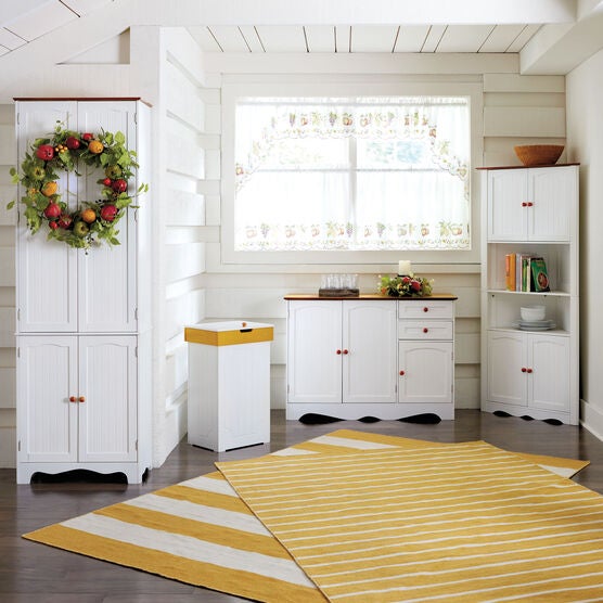 Brylanehome Country Kitchen Corner Cabinet Instructions