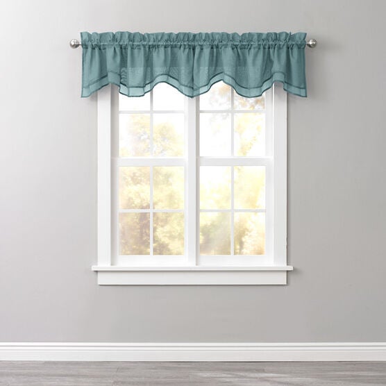 BH Studio® Sheer Voile Layered Valance, BH Studio® Sheer Voile Layered Valance,