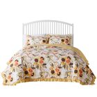 Somerset Ruffled Gingham Quilt And Pillow Sham Set, , alternate image number null