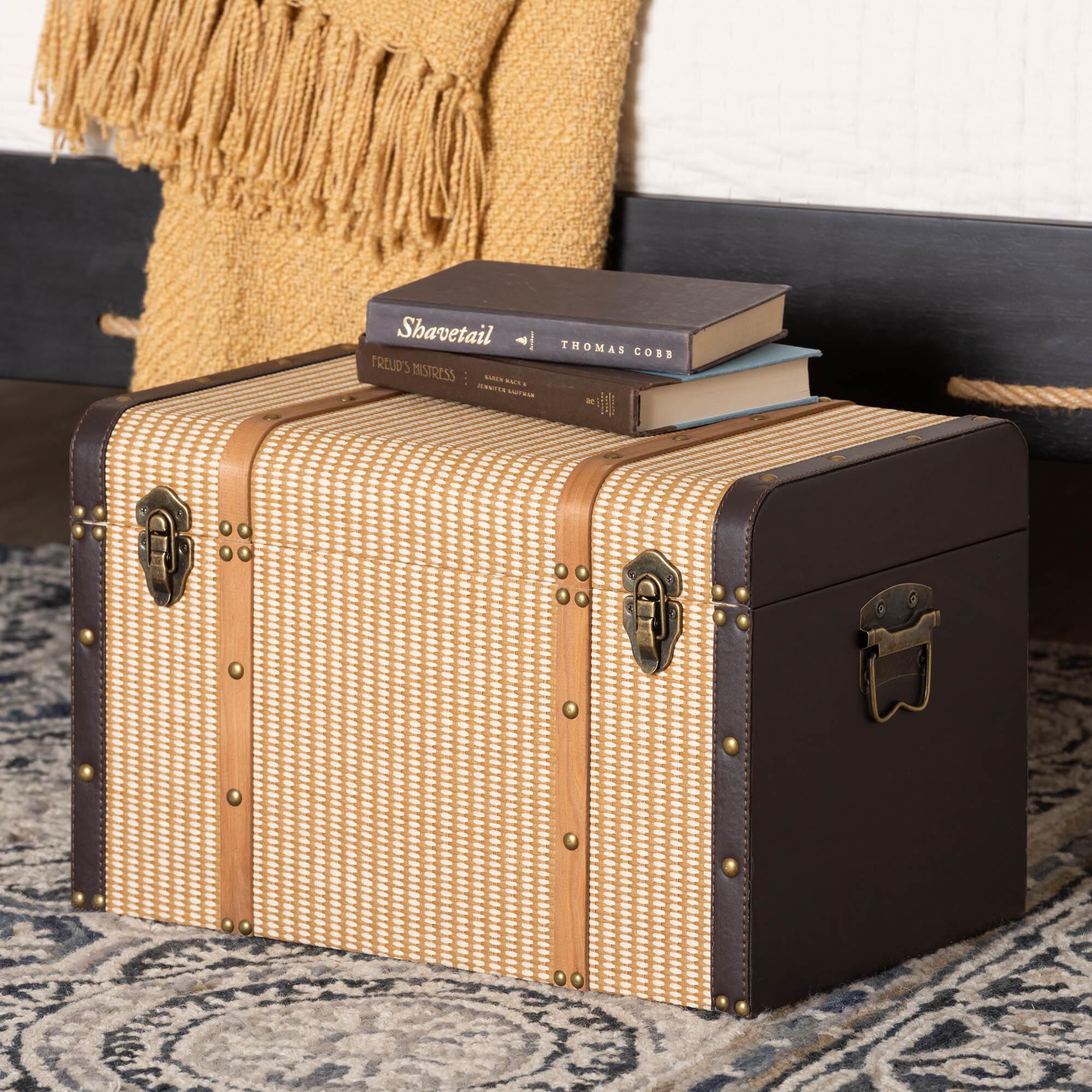 Manton Storage Trunk, BROWN, hi-res image number 0