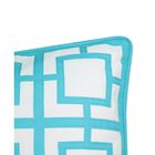 Modern Links Applique 20X20 Indoor Outdoor Decorative Pillow, , alternate image number null