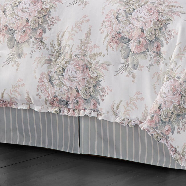 Estelle Blush 4 Piece Comforter Set, BLUSH, alternate image number null