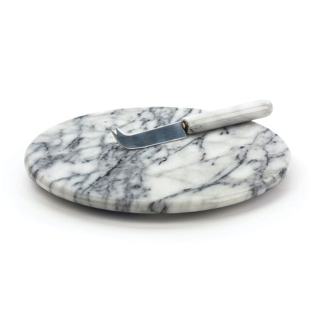 White Marble Cheese Board, WHITE, hi-res image number 0