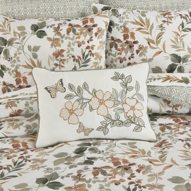 Evergreen Boudoir Decorative Throw Pillow, SAGE, alternate image number 1