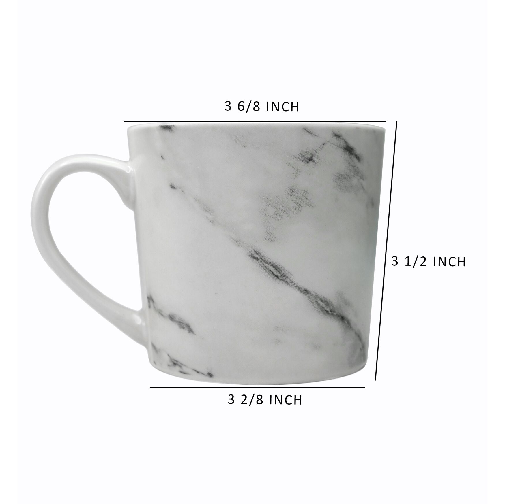 Modern Marble Coffee Mug - Set Of 4, , alternate image number 3