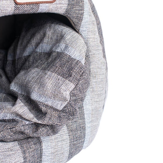 Cat Cave Bed, Gray and Silver, , alternate image number null