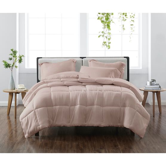 Heritage Solid Comforter Set, BLUSH, hi-res image number null