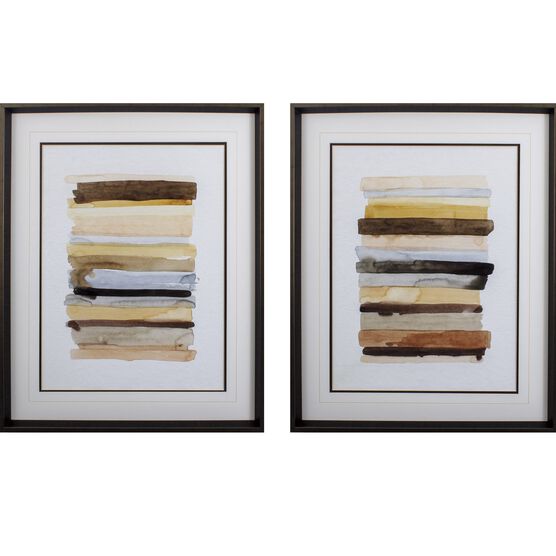 Arid Layers Framed Wall Décor, Set Of 2, NEUTRAL, hi-res image number null