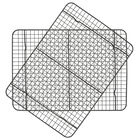 Set 2 17 X 12 Inch Non Stick Metal Cooling Rack, ASH GREY, hi-res image number null