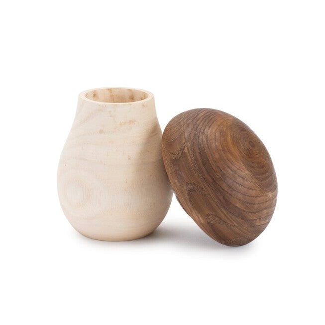 Wood Mushroom Box Decor (Set of 2), BROWN/BEIGE, alternate image number 5