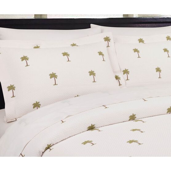 The Palm Standard Sham, CREAM GREEN, hi-res image number null